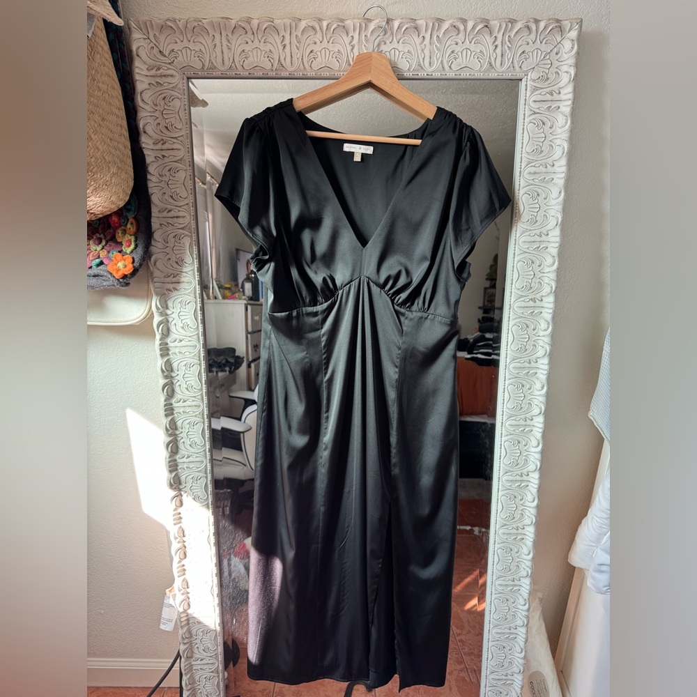 Black Slit Dress